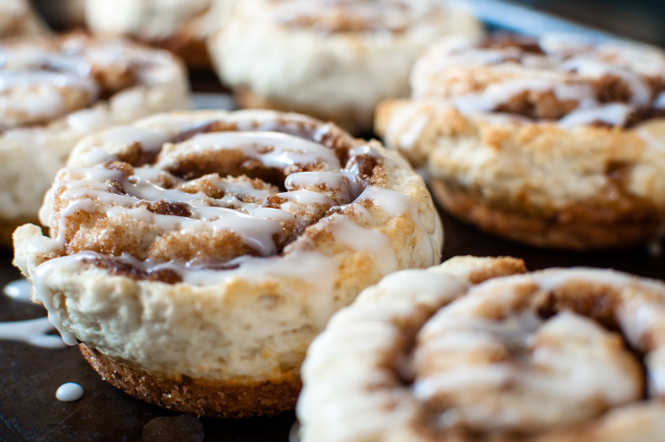 Gluten-free cinnamon rolls with icing